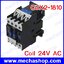 แมกเนติกคอนแทคเตอร์ CJX2-1810 LC1 AC Contactor 18A 3 Phase 3-Pole NO Coil Voltage 24VAC 50/60Hz Din Rail Mounted 3P+1NO