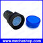 ไฟแสดงสถานะ สีน้ำเงิน 12V, 24V, 220V 22mm Panel Mount LED Power Indicator Pilot Signal Light Lamp AD16-22 Blue