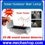 โซล่าเซลล์ LED Light Solar outdoor wall lamp, 16LEDs, Ray sound sensor, restore in black automatically, aluminium material (สำหรับไฟนอกบ้าน ส่องสว่างประตู ชั้นวางรองเท้า)
