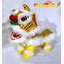 ตุ๊กตา เชิดสิงโต เดินได้ มีเสียง - 1คู่ (2ตัว) - สีทอง [Lion-Gx2]