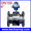 เครื่องวัดอัตราการไหลแบบสนามแม่เหล็ก DN150 6inch Stanless body Battery powered electromagnetic flow meter (สินค้า Pre-Order)