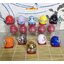 ตุ๊กตา ดารุมะ ตุ๊กตาขอพร [Daruma] สูง 1.8นิ้ว ชุด 5 ตัว - เซรามิค [daru5]