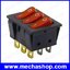 สวิทซ์ปิดเปิด รอกเกอร์สวิทซ์ 3 คอนแทค KCD4 Triple 9-pin rocker switch 15A/250V