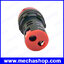 ไฟแสดงสถานะ สีแดง 12V, 24V, 220V 22mm Panel Mount LED Power Indicator Pilot Signal Light Lamp AD16-22 Red