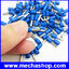 (จำนวน100ชิ้น)ขั้วต่อหางปลา ข้อต่อสายไฟ แบบหุ้ม PVC Insulated Bootlace Ferrules E2508 2.5 sq.mm. 14 AWG 8mm