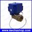 มอเตอร์วาล์วไฟฟ้า เปิดปิดวาล์วไฟฟ้าแบบมอเตอร์ 1 นิ้ว CWX 25S Motorized Valve Electrical Ball Valve ทองเหลือง DN25 DC12V 2Way CR01 2 สาย