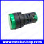 ไฟแสดงสถานะ สีเขียว 12V, 24V, 220V 22mm Panel Mount LED Power Indicator Pilot Signal Light Lamp AD16-22 Green