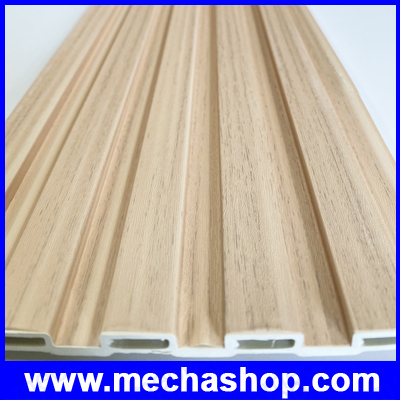 Great Wall Board ไม้เทียม ผนังไม้เทียมตกแต่งบ้าน ตกแต่งผนัง Size: 150x2900mm 9mm Raw Material: Virgin 20PCS/CTN NEW MATERIALS
