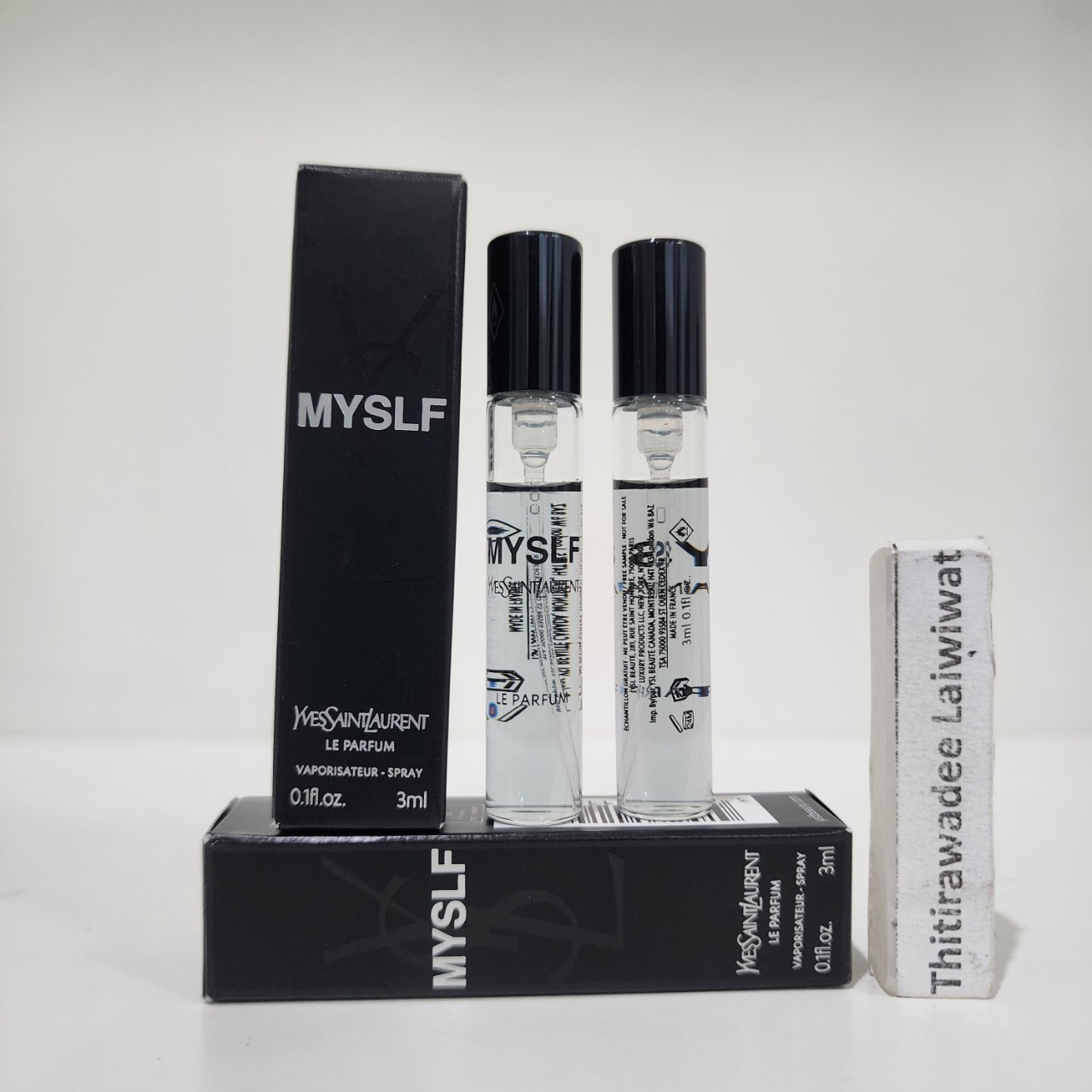 น้ำหอมจิ๋วมินิ YSL MYSLF Le Parfum 3ml แบบสเปรย์ ( Mini Perfume น้ำหอมขนาดพกพา) น้ำหอมจิ๋วมินิแบบทดลองแบบสเปรย์ พกพาก็สะดวกใช้ฉีดตามจุดชีพจร