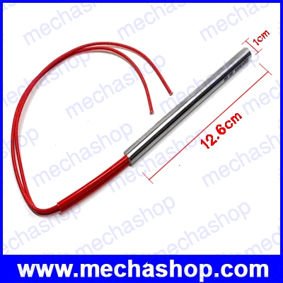 ฮีตเตอร์แท่ง Heating Element Single Ended 1cm x 12.6cm Cartridge Heater AC 220V 300W Electricity Generation