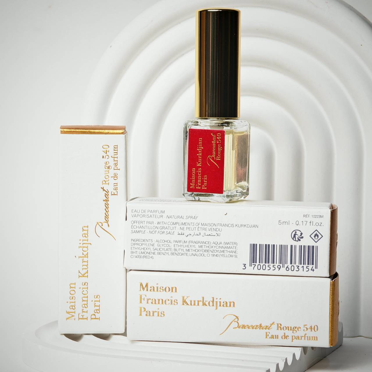 น้ำหอมจิ๋วมินิ MFK Baccarat Rouge 540 Eau de Parfum 5ml แบบสเปรย์
