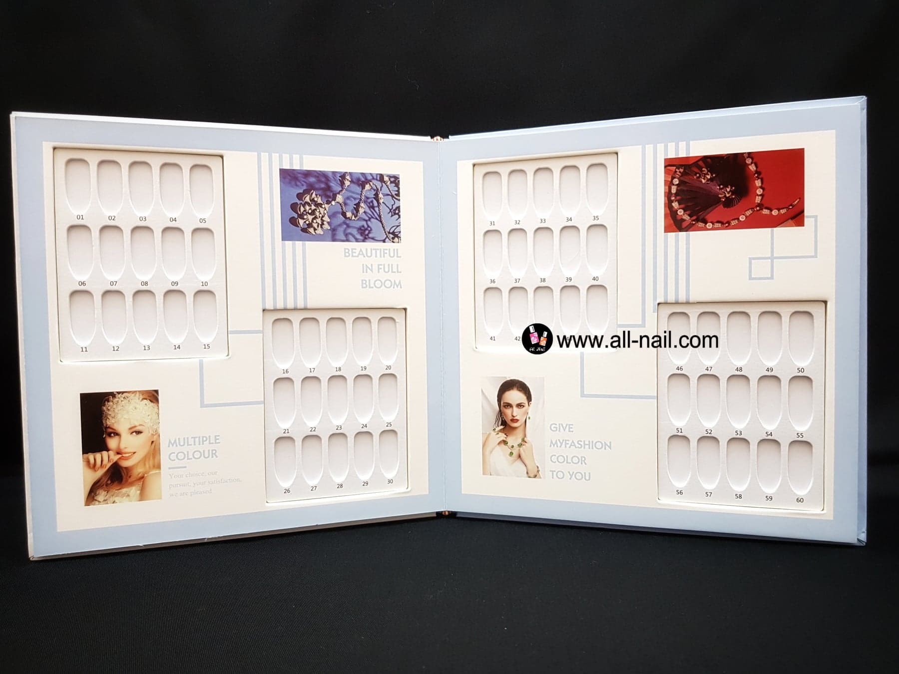 สมุดชาร์ตโชว์เล็บ (60ช่อง)