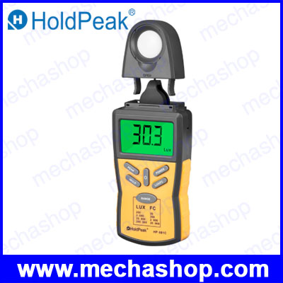 เครื่องวัดความสว่าง เครื่องวัดแสง ลักซ์มิเตอร์ HoldPeak HP-881C Digital Lux Meter Photometer Illuminometer Spectrophotometer High Precision Light Mete