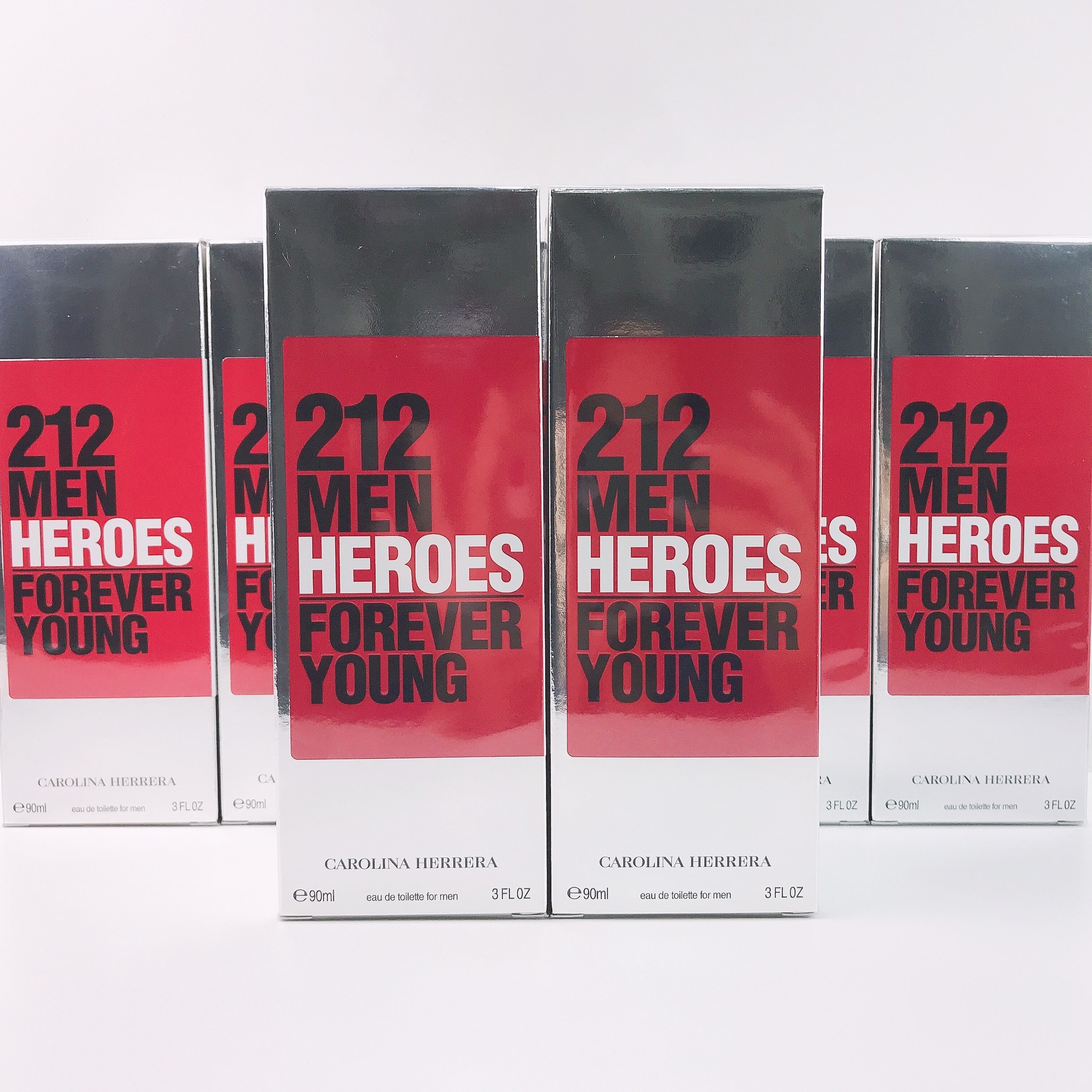 น้ำหอมแท้ Carolina Herrera 212 Heroes Forever Young EDT 90ml กล่องซีลป้ายไทย