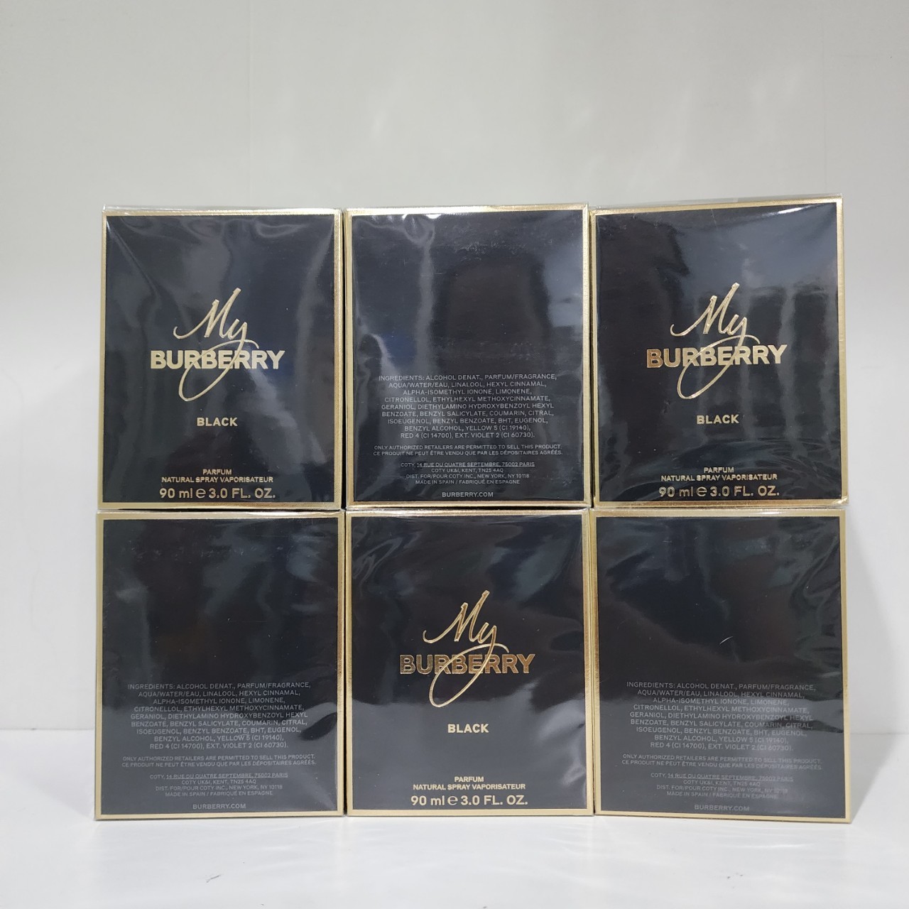 น้ำหอมแท้ Burberry My Burberry Black Parfum 90ml กล่องซีล