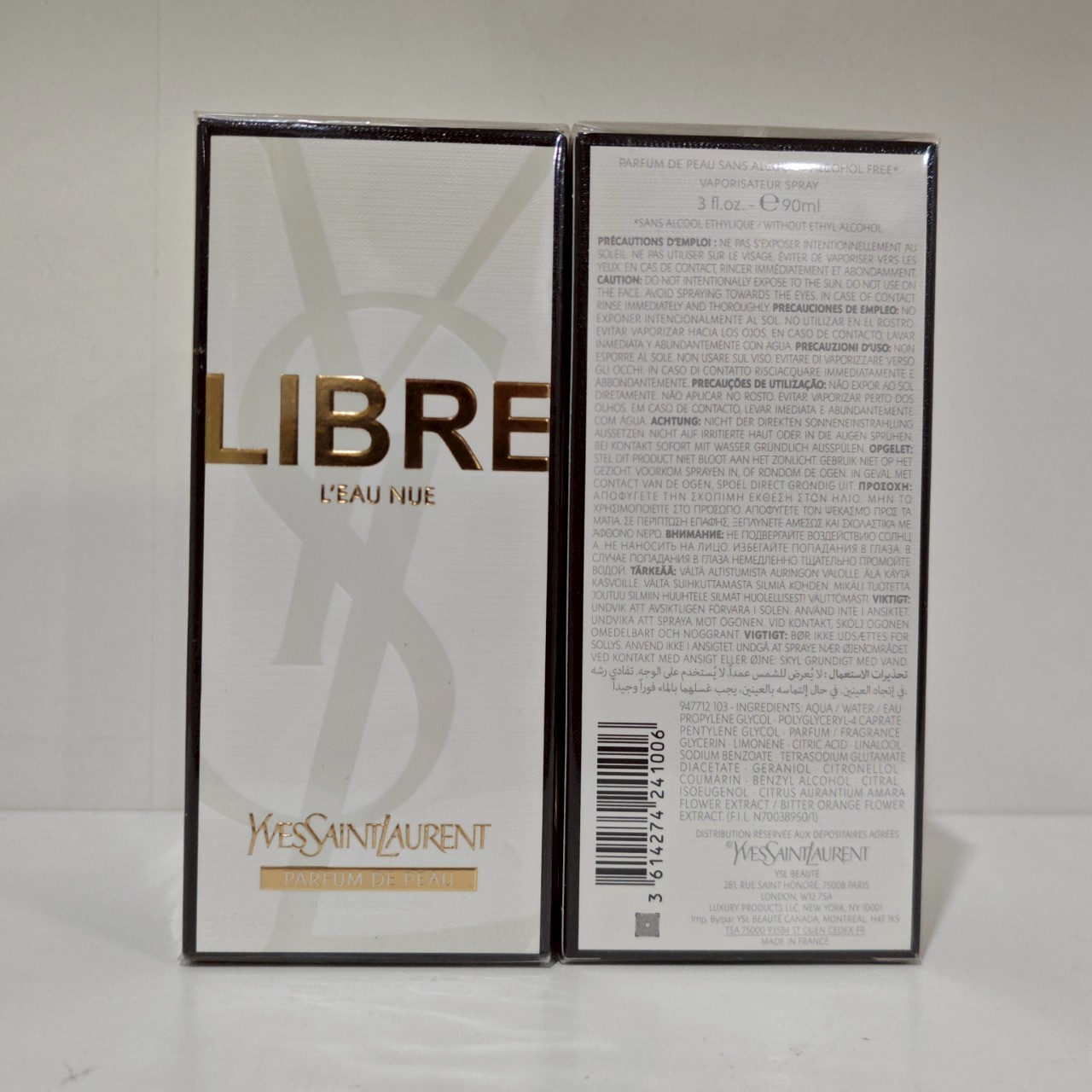 น้ำหอมแท้ YSL Libre L'Eau Nue EDP 90ml กล่องซีล