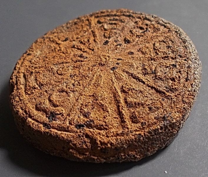 งบน้ำอ้อย เนื้อดิน ลป.ยิ้ม วัดเจ้าเจ็ด อยุธยา ปี 2475