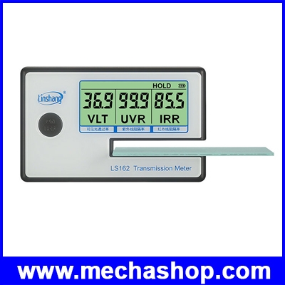 เครื่องวัดการกรองแสง เครื่องวัดฟิล์มกรองแสง มิเตอร์วัดการกรองแสง LS162 Window Tint Meter Solar Film Transmission Meter,Filmed Glass Tester ,VLT transmittance meter ,UV IR rejection meter