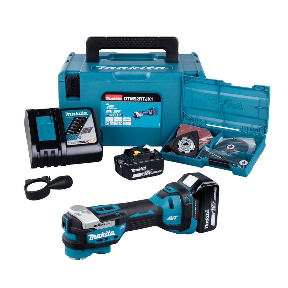MAKITA DTM52RTJX1 เครื่องมืออเนกประสงค์ไร้สาย 18 โวลต์ รวมแบตเตอรี่-แท่นชาร์จ มากีต้า