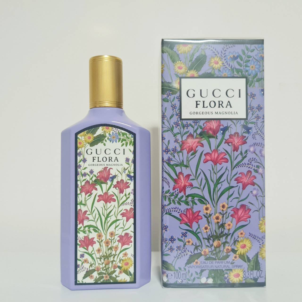 น้ำหอมแท้ Gucci Flora Gorgeous Magnolia Eau de Parfum 100ml กล่องซีล