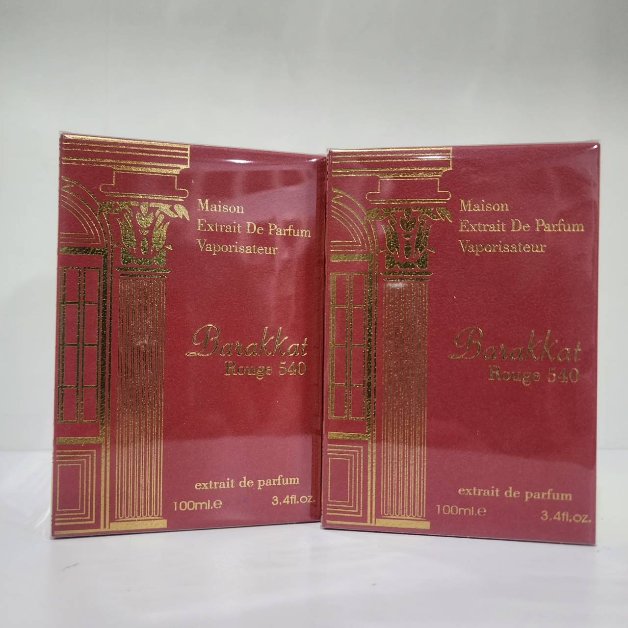 น้ำหอมแท้ Maison Extrait De Parfum Vaporisateur Barakkat Rouge 540 Extrait de Parfum 100ml กล่องซีล โคลน 540 แดง
