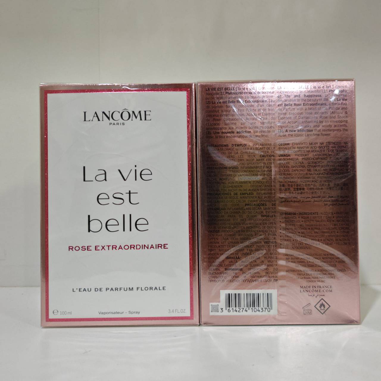 น้ำหอมแท้ Lancome La Vie Est Belle Rose Extraordinaire 100ml กล่องซีล