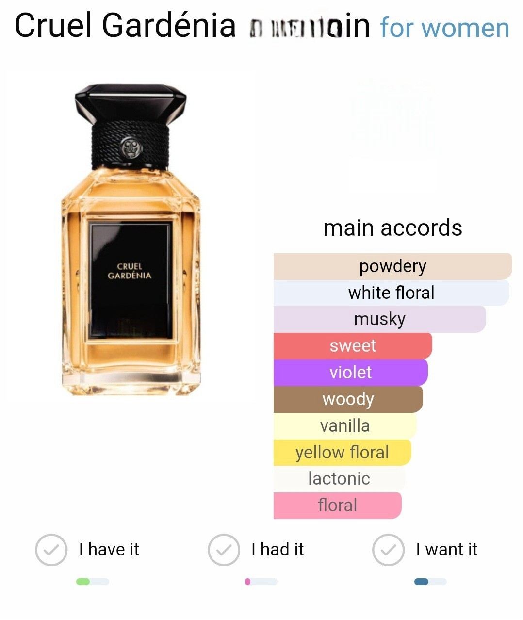 น้ำหอมแท้แบ่งขาย Guerlain Cruel Gardenia for women and men 💕Travel Size #แบบทดลอง