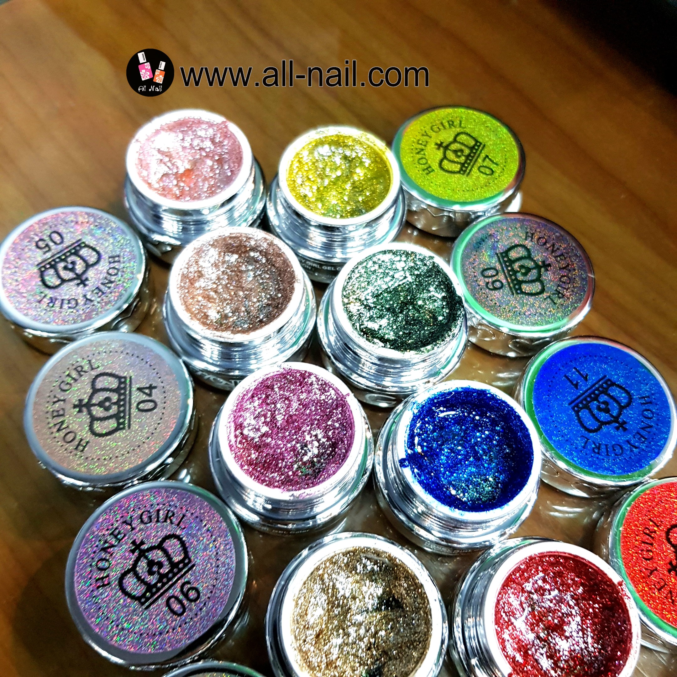 ชุดสีเจลกากเพชร3D 12สี