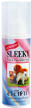 สเปรย์กำจัดเห็บหมัดสำหรับสุนัข SLEEKY ขวดเล็ก 200 ซีซี