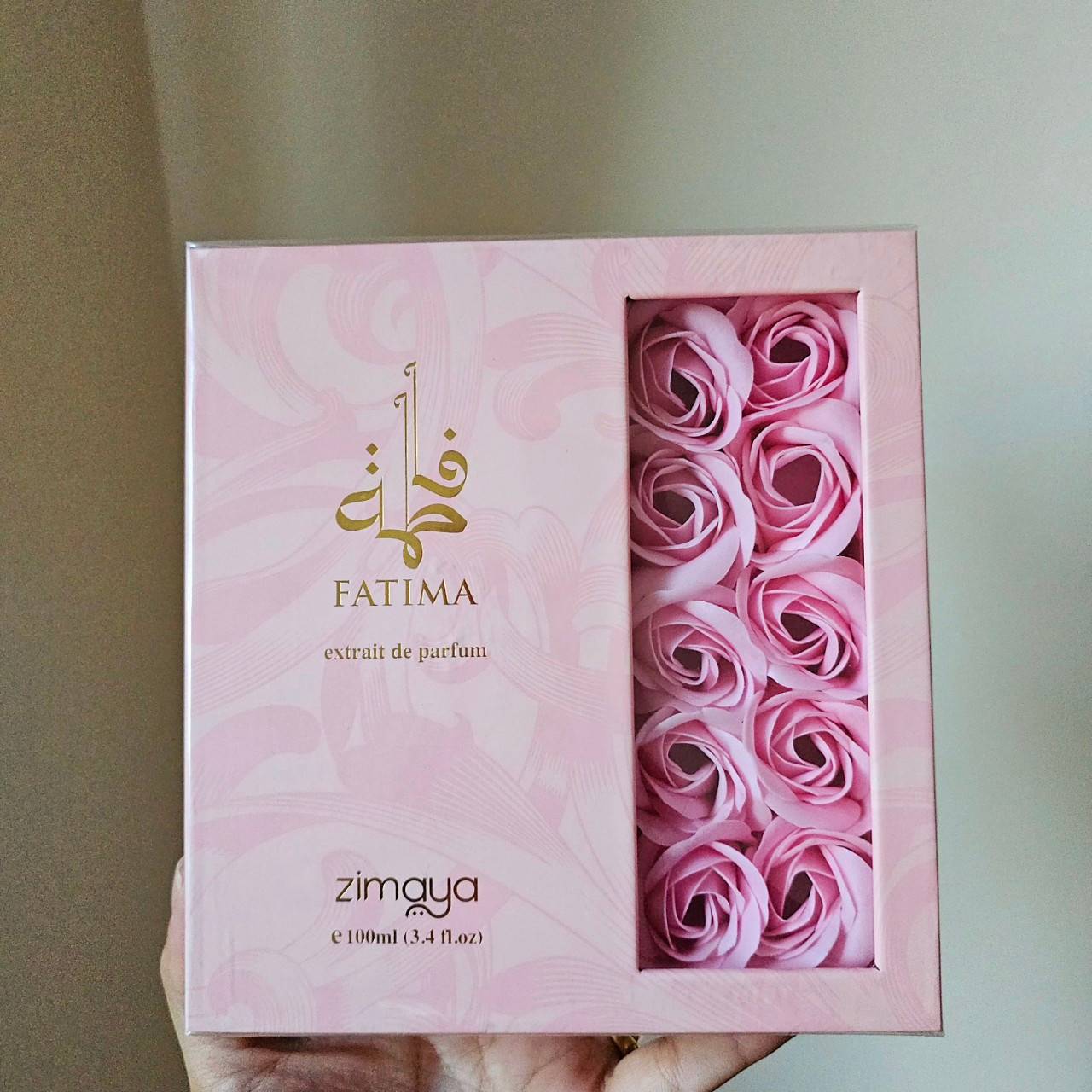 น้ำหอมแท้ Zimaya Fatima Pink Extrait De Parfum 100ml กล่องซีล คล้าย Delina