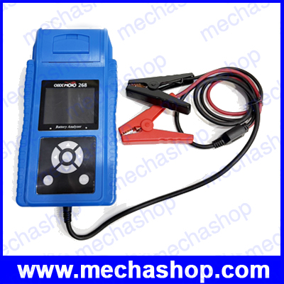 เครื่องวัดแบตเตอรี่ วัดค่าความเสื่อมแบต ปริ้นข้อมูลการวัดได้ Digital Battery Analyzer Teaster with Built-in thermal Printer MST-268