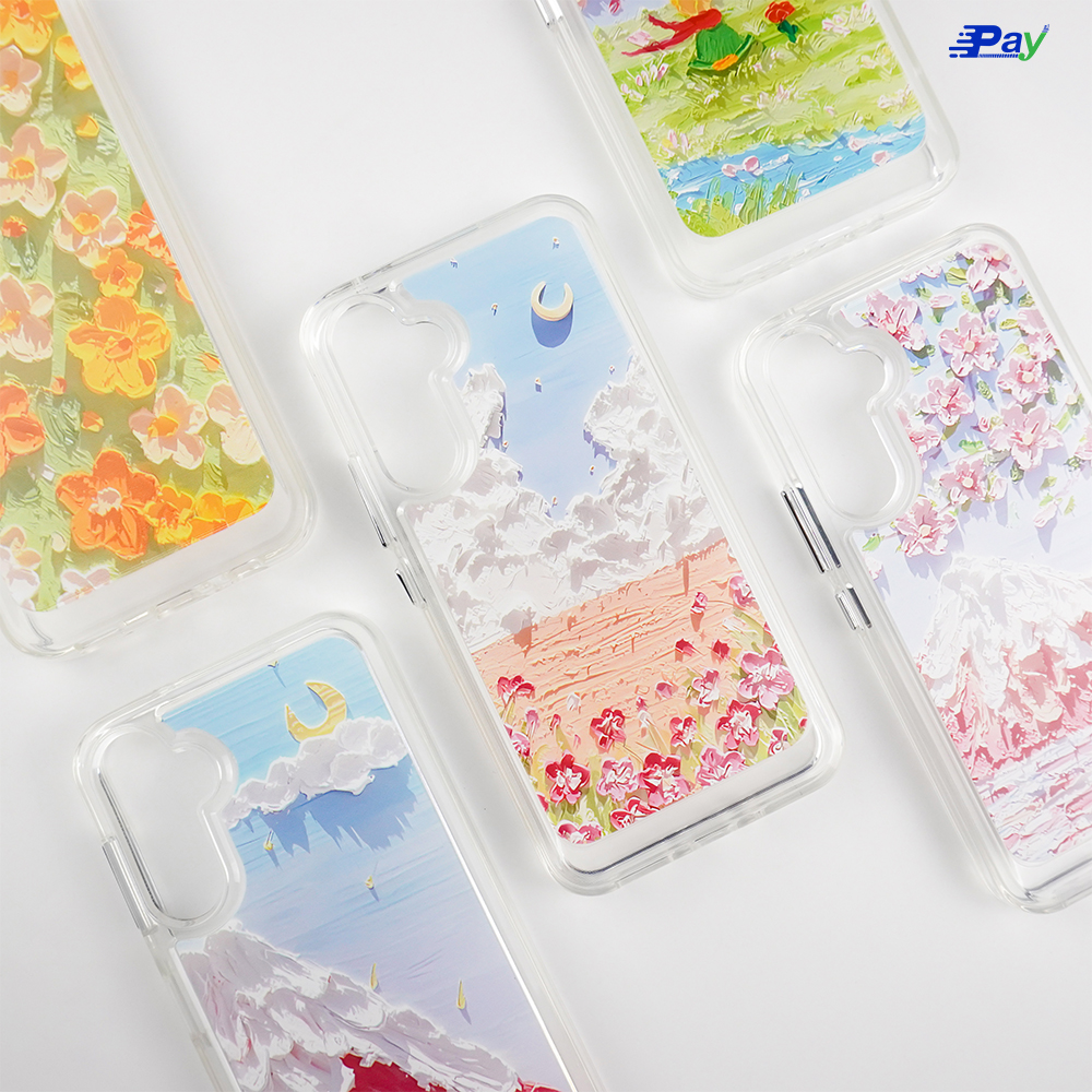 เคสโทรศัพท์ Samsung ซิลิโคน ลายภาพสีน้ำ สำหรับ SS A54/A34/A14