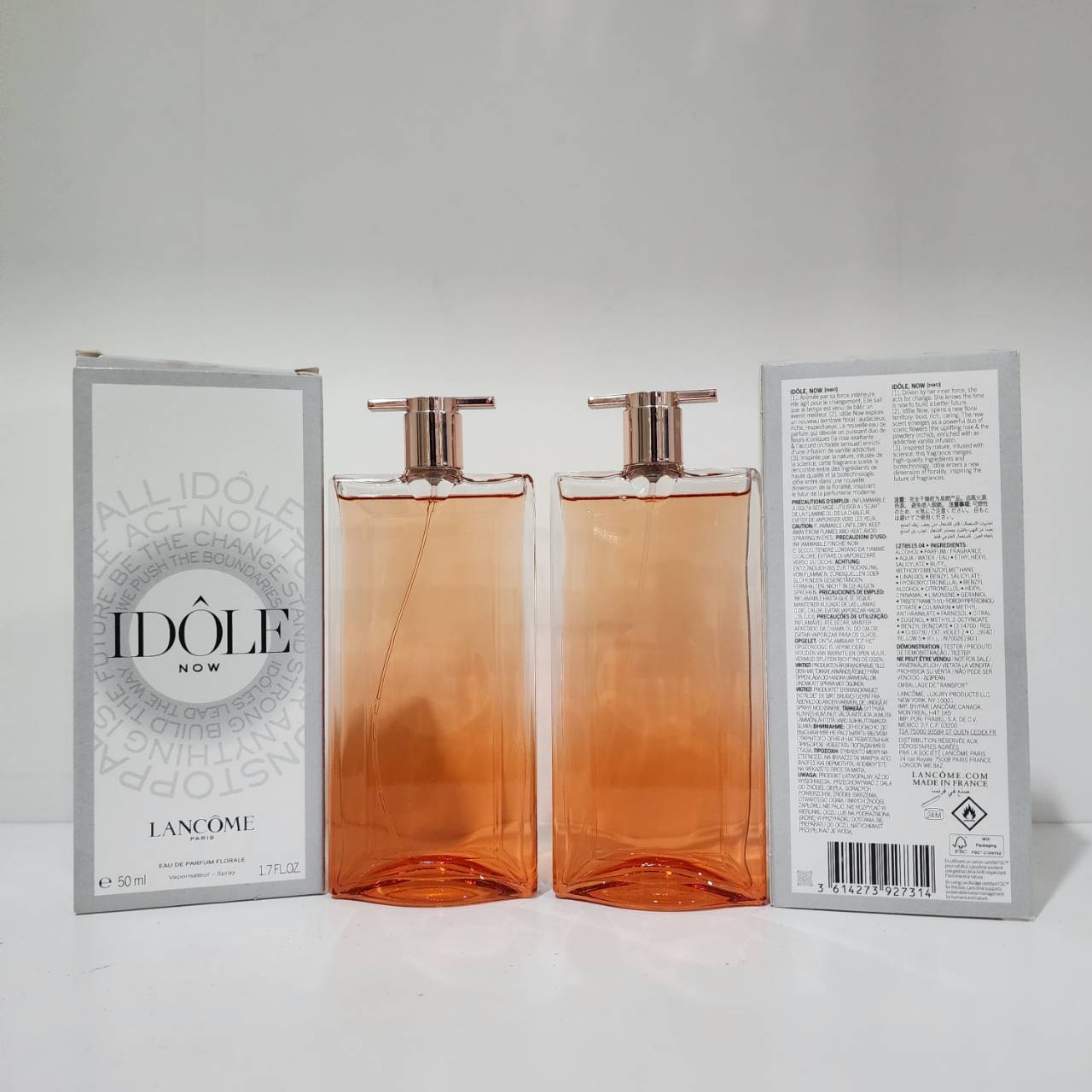 น้ำหอมแท้ Lancome Idole Now EDP Florale 50ml กล่องเทสเตอร์ กล่องมีจุดเหลือง / ฝาฉีกขาดนิดหน่อย