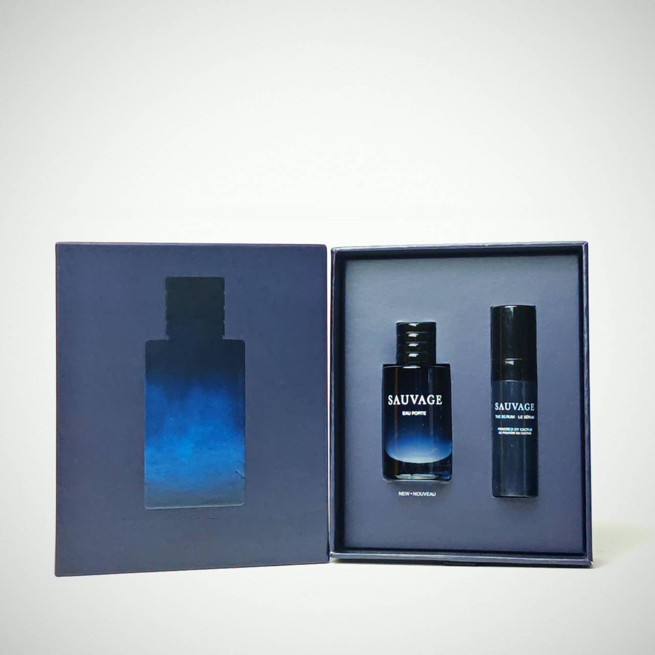 น้ำหอมจิ๋วมินิ Dior Sauvage Eau forte Set ✨ น้ำหอมมินิ หัวแต้ม 10 ml ✨ Face serum Anti Age 5 ml