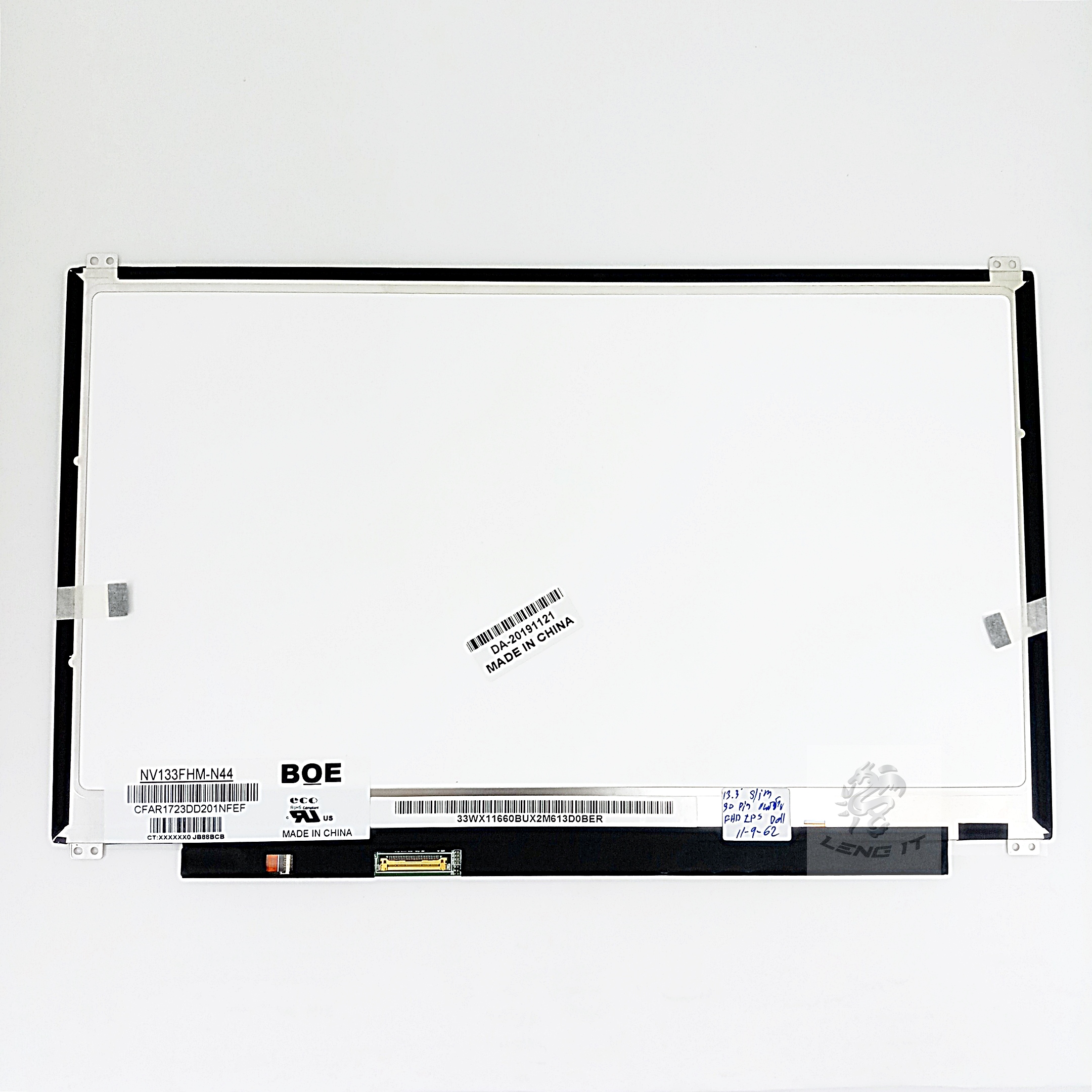 LED Panel จอโน๊ตบุ๊ค ขนาด 13.3 นิ้ว SLIM 30 PIN แพรซ้าย FULL HD IPS (30.5 CM) สำหรับ DELL