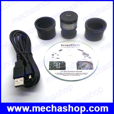 กล้องดิจิตอล สำหรับ กล้องจุลทรรศน์ 2.0 Mega Pixel USB Live Video Microscope Digital Camera (พร้อมซอฟต์แวร์)