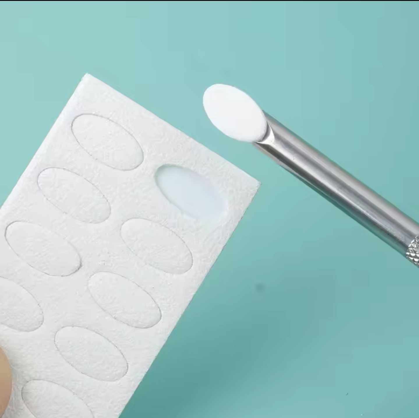 ไม้ดันหนัง2หัว แบบเฉียง+แบบแหลม พร้อมแผ่นขัดหน้าเล็บ50ชิ้น