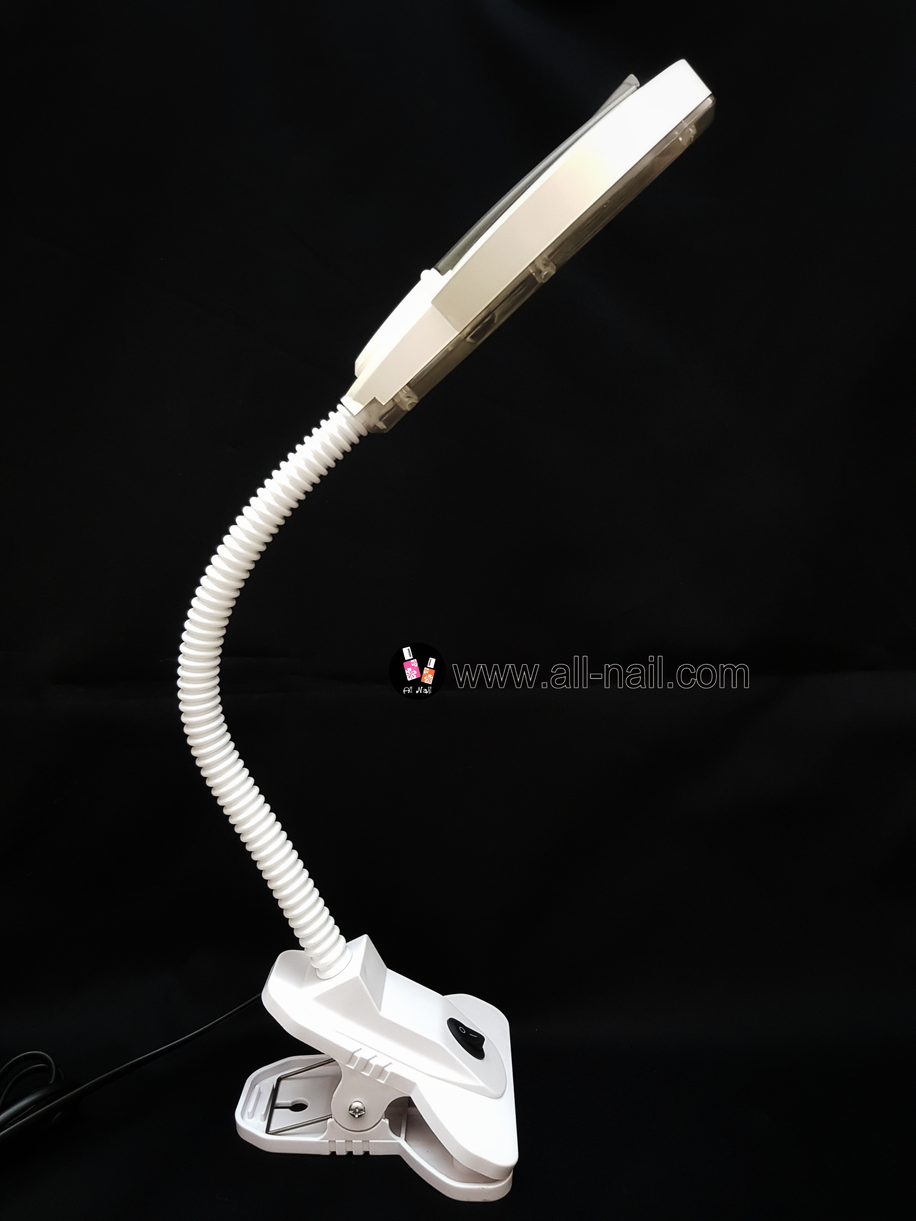 โคมไฟแบบหนีบ มีเลนส์ขยาย