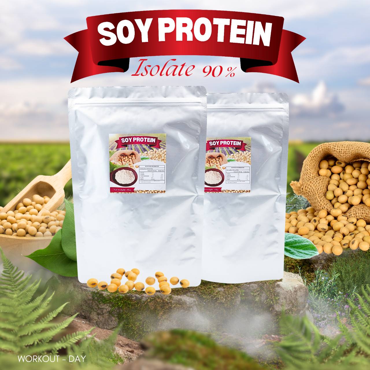 ซอยโปรตีน SoyProtein Isolate 90 1กก.