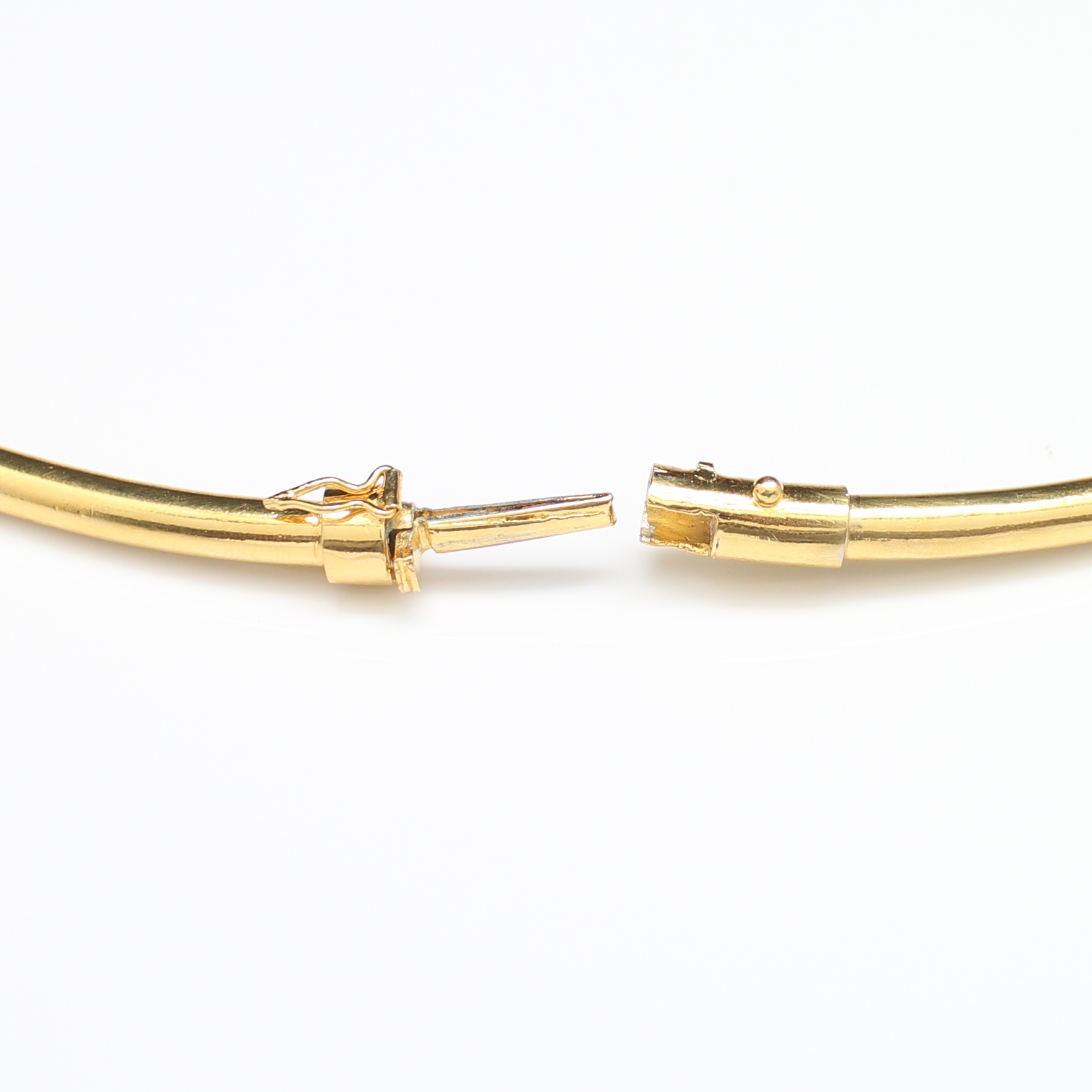 SI367 สร้อยคอโช้คดอกบัว เงินแท้ 92.5% ชุบทอง