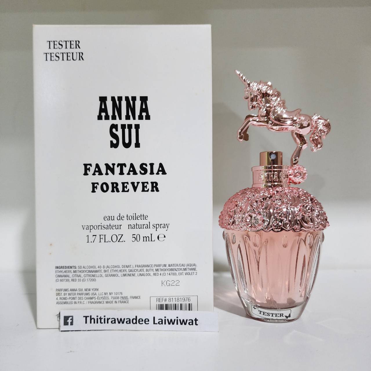 น้ำหอมแท้ Anna Sui Fantasia Forever EDT 50ml กล่องเทสเตอร์