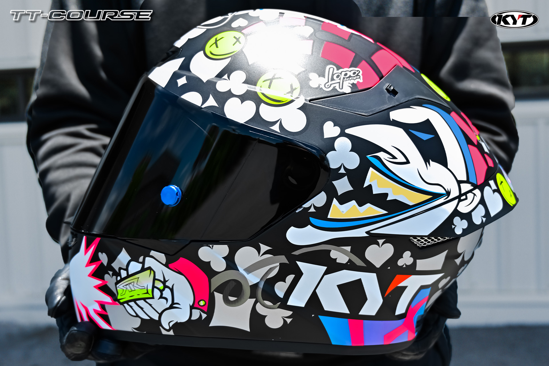 KYT รุ่น TT-Course ลายแข่ง RICCARDO ROSSI MATT Replica