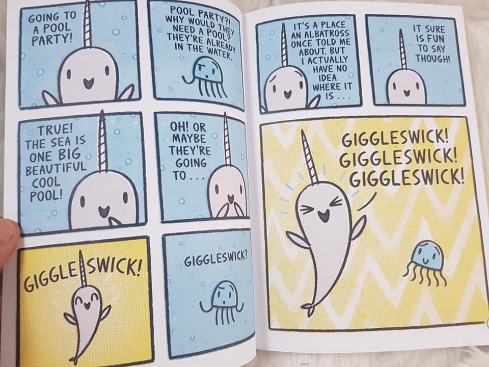 ใหม่ล่าสุด Narwhal's School of Awesomeness by Ben Clanton เล่ม 6 Paperback Comic สำหรับ 4-7ปี