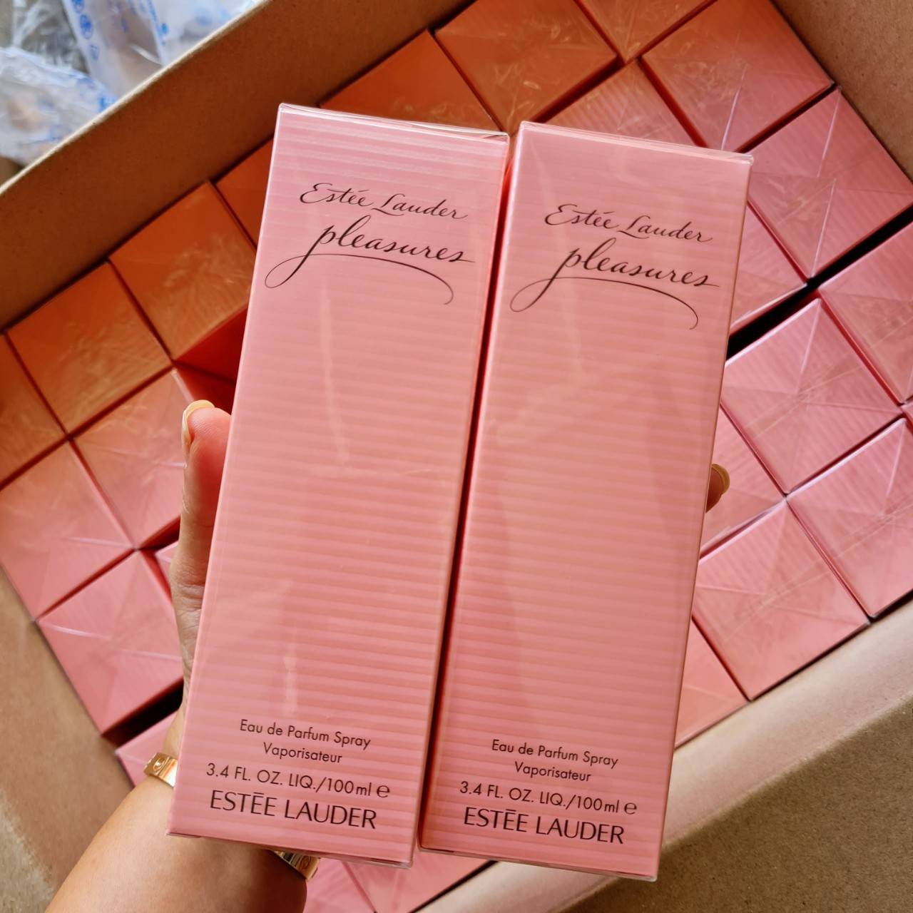 น้ำหอม Estee Lauder Pleasures for Women EDP 100ml กล่องซีล
