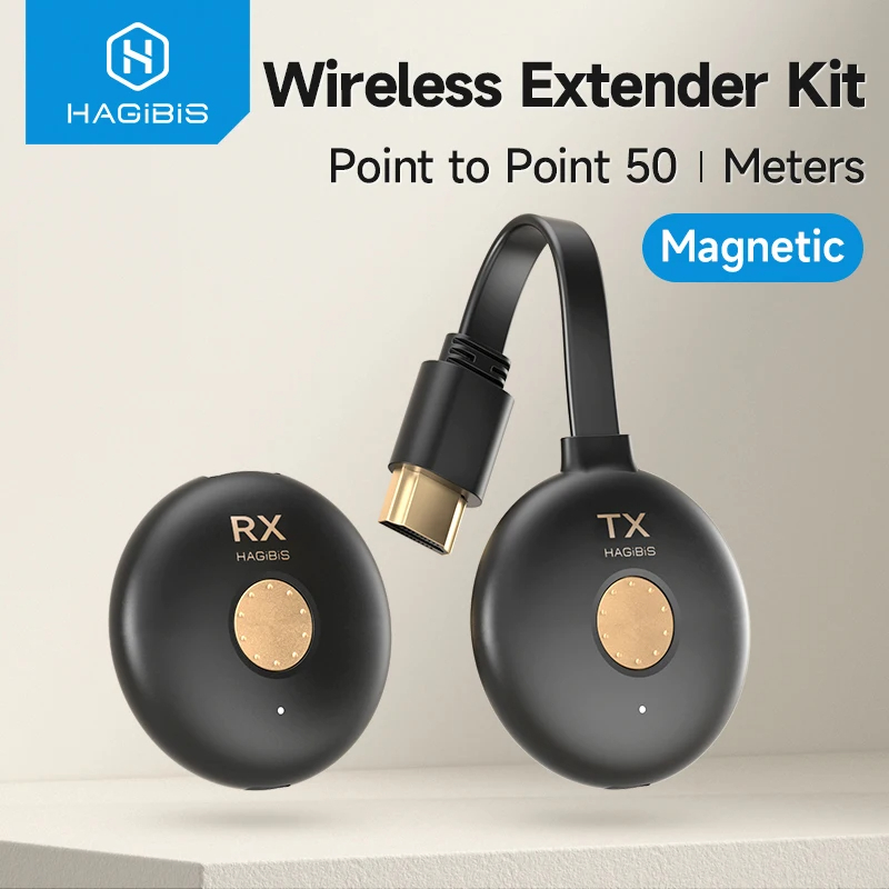 [ออกใบกำกับภาษีได้]พร้อมส่งจาก กทม Hagibis G10Wpro ไร้สาย HDMI Video Transmitter & Receiver Extender ตัวเล็ก พกพาสะดวก