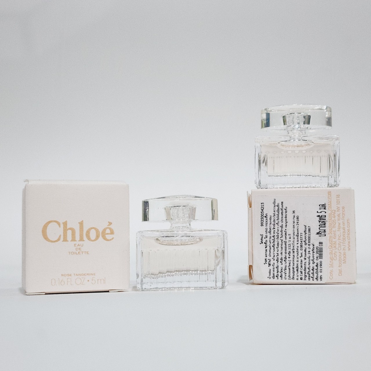 น้ำหอมจิ๋วมินิ Chloe Rose Tangerine edt 5ml พร้อมกล่อง ( Mini Perfume น้ำหอมขนาดพกพา) น้ำหอมจิ๋วมินิ ขวดน่ารัก ตั้งโชว์ก็สวย พกพาก็สะดวก หัวแต้มตามจุดชีพจร