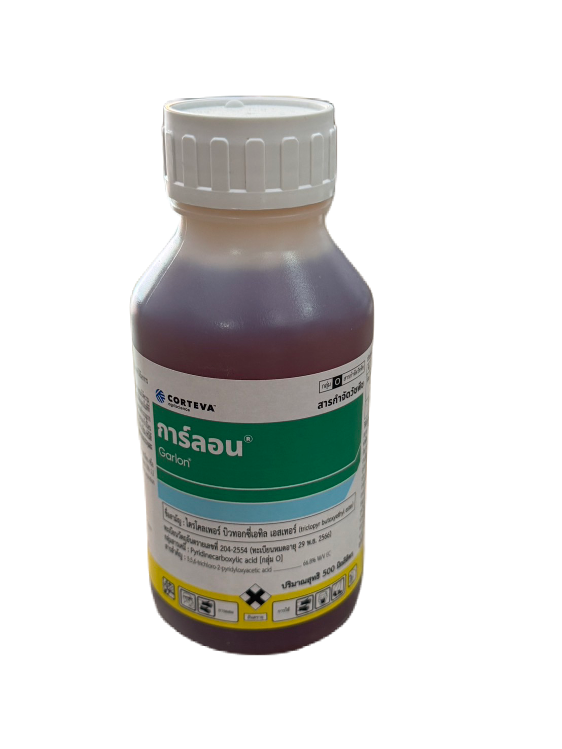 การ์ลอน 4อี ขนาด (100ซีซี , 500 ซีซี ). ยาป้ายตอ / ยาฆ่าตอไม้ Dow agro