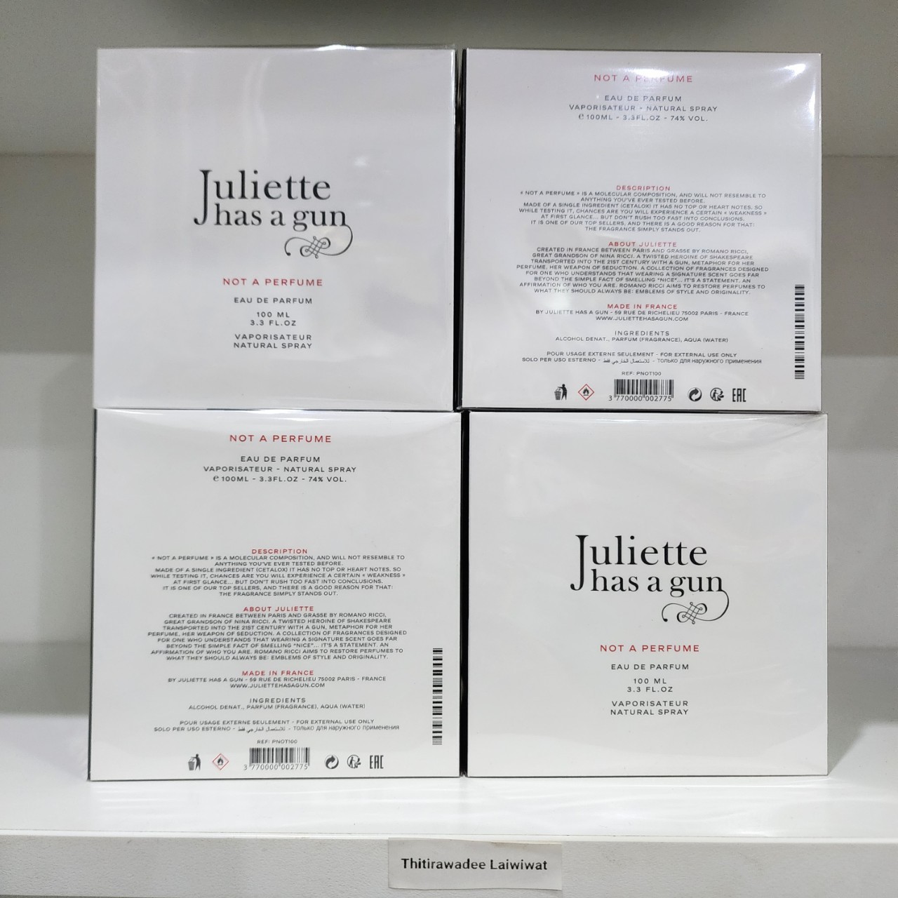 น้ำหอมแท้ Juliette Has A Gun Not A Perfume 100ml กล่องซีล
