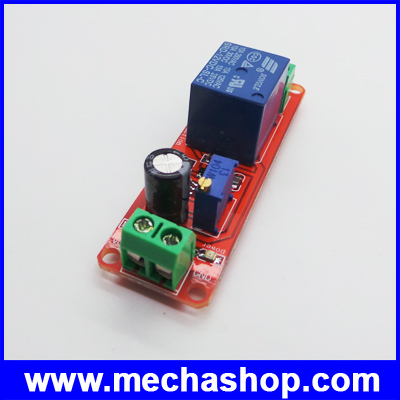 เครื่องตั้งเวลา แบบหน่วงเปิด หน่วงเวลาตั้งแต่ 0-10วินาที DC12v relay control module electronic NE555 timer delay