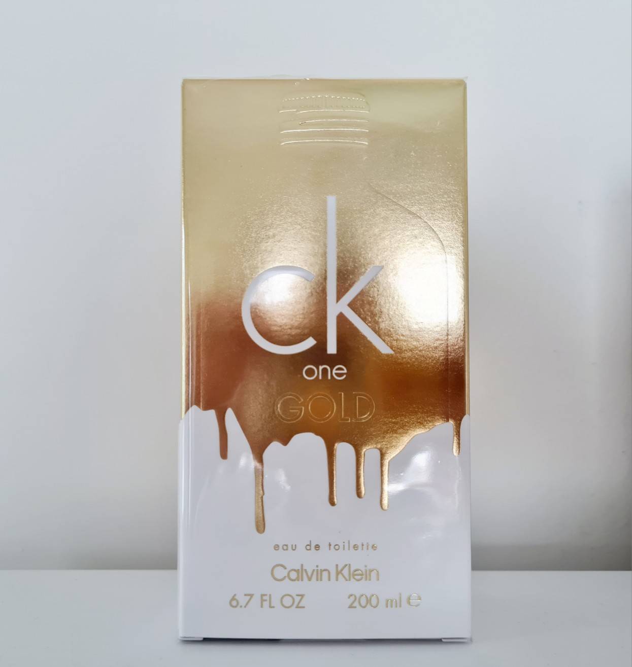 น้ำหอมแท้ Calvin Klein CK One Gold Limited Edition EDT 200 ml. กล่องซีล